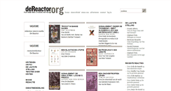 Desktop Screenshot of dereactor.org